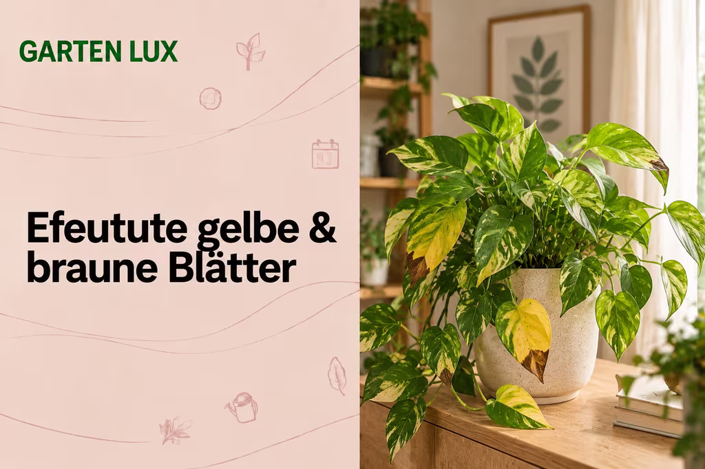 Efeutute gelbe und braune Blätter: Ursachen erkennen und retten